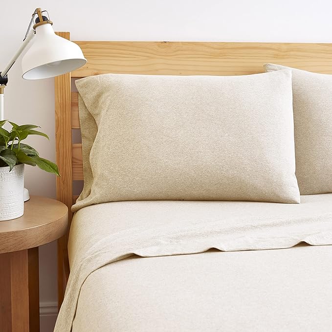 Jersey Bed Sheet Set - Queen - 4 Piece
