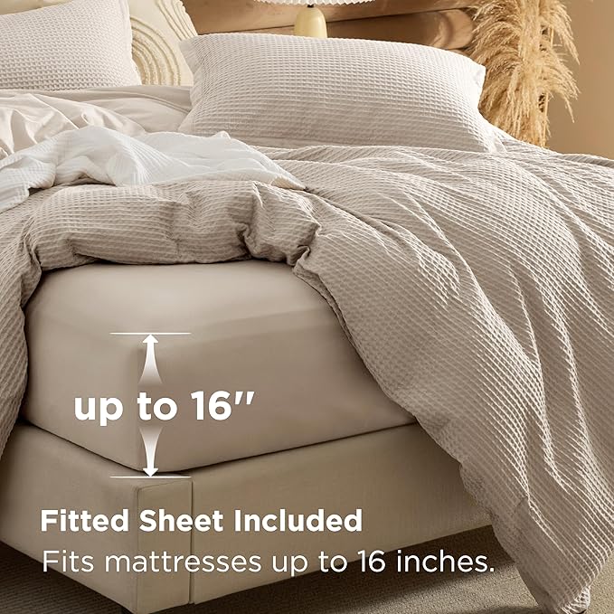 100% Cotton Duvet Cover Set - Queen - 4 Piece