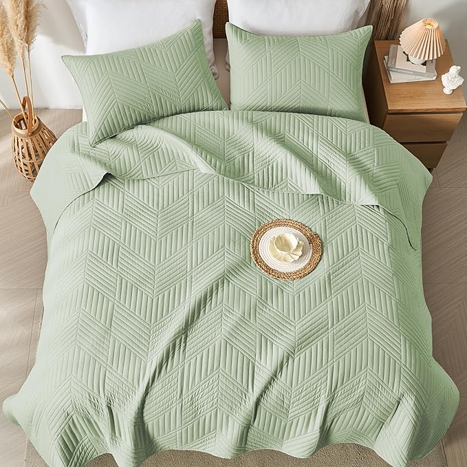 Microfiber Quilt Set - Twin