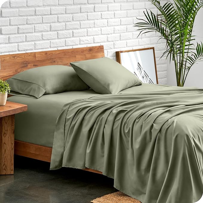 Microfiber Bed Sheet Set - Queen - 4 Piece