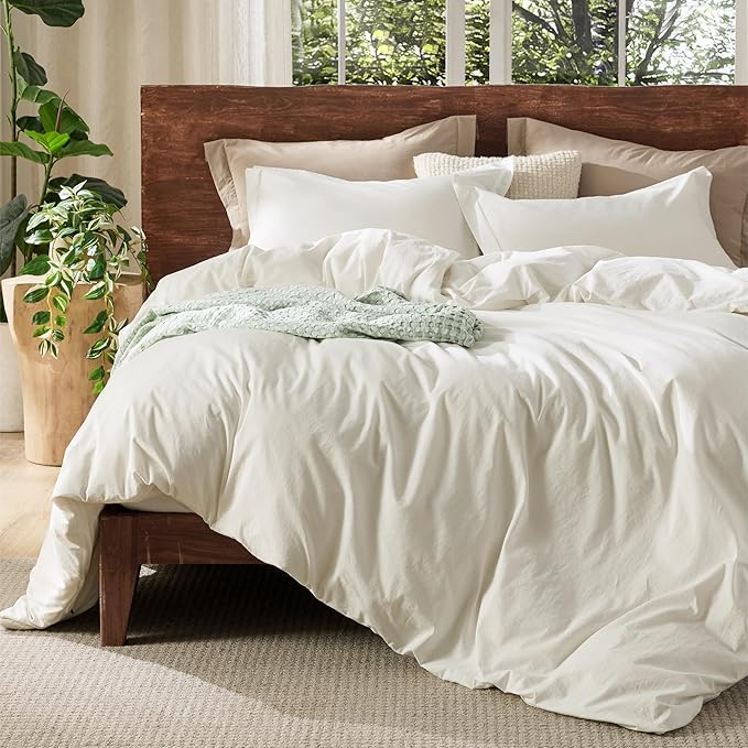 Linen Duvet Cover Set - Twin - 2 Piece