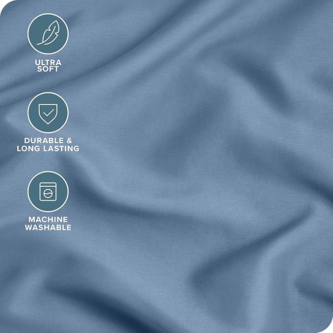 Microfiber Cooling Pillowcase Set - Queen - 2 Pack - 2 Piece