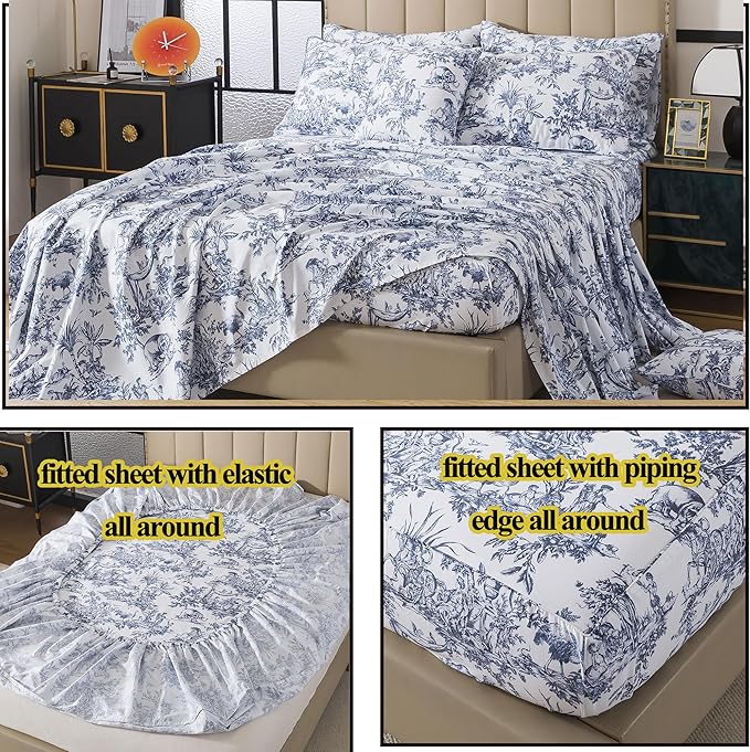 Bed Sheet Set - Twin - 4 Piece