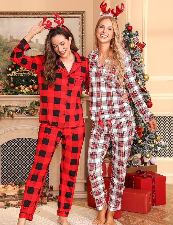 Women's Pants Pajama Set - Long Sleeve - 2 Piece