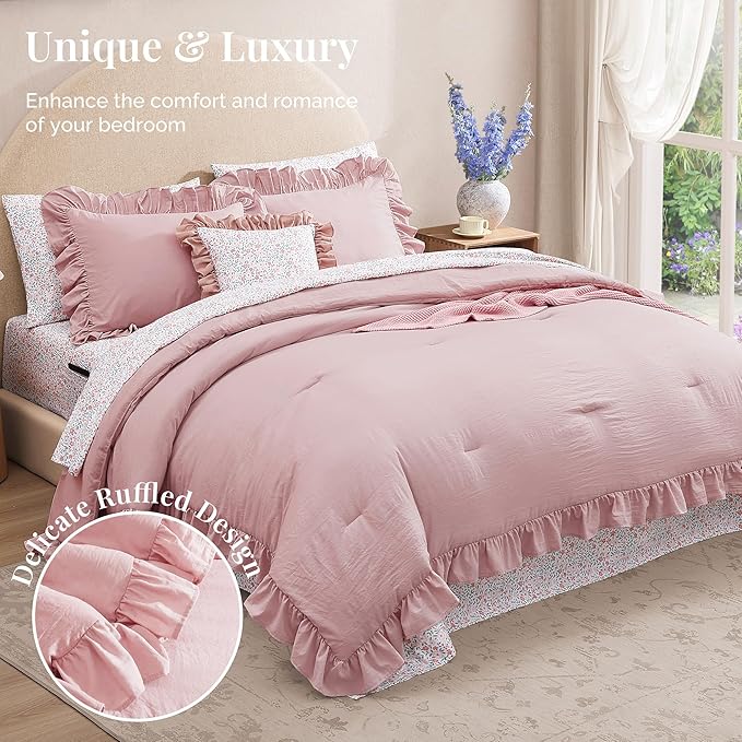 Comforter Set - Queen - 7 Piece