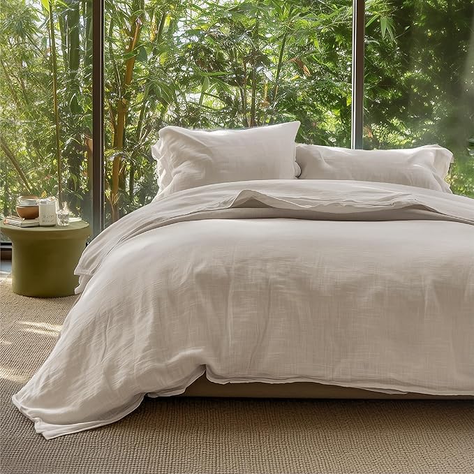 Bamboo Cooling Duvet Cover Set - Queen - 3 Piece