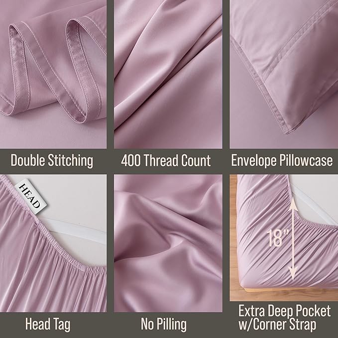 Bamboo Cooling Bed Sheet Set - Split King