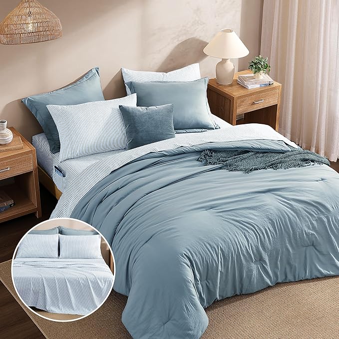 Comforter Set - Queen - 7 Piece