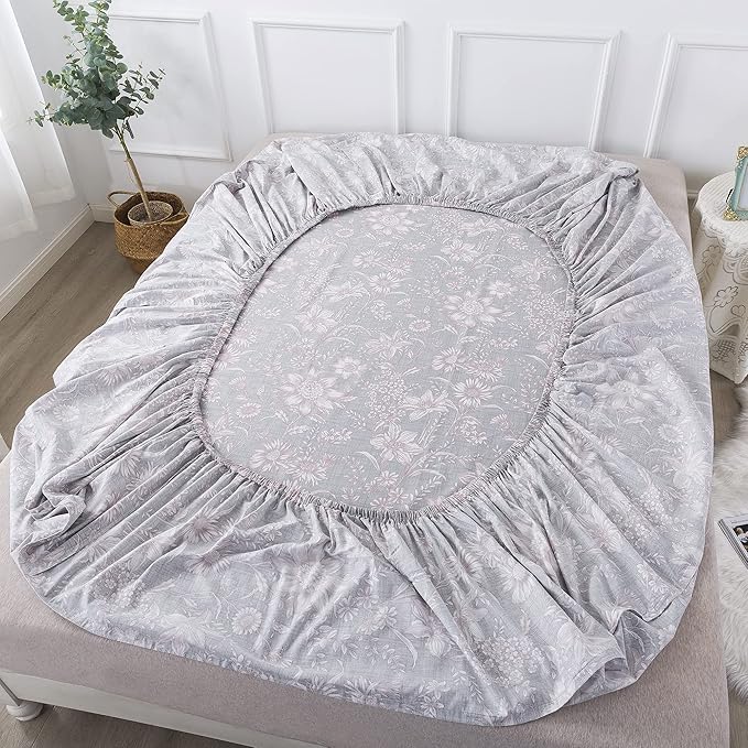 100% Cotton Bed Sheet Set - Twin - 4 Piece