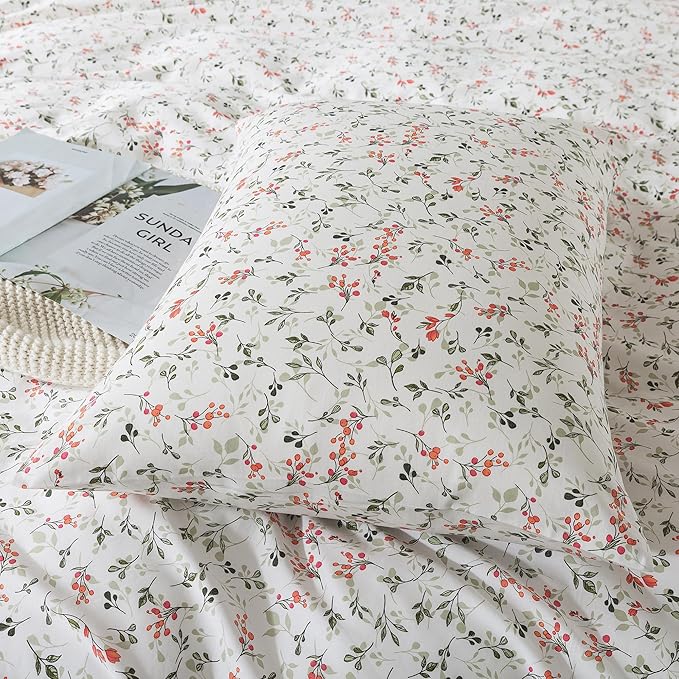 100% Cotton Duvet Cover Set - King - 3 Piece