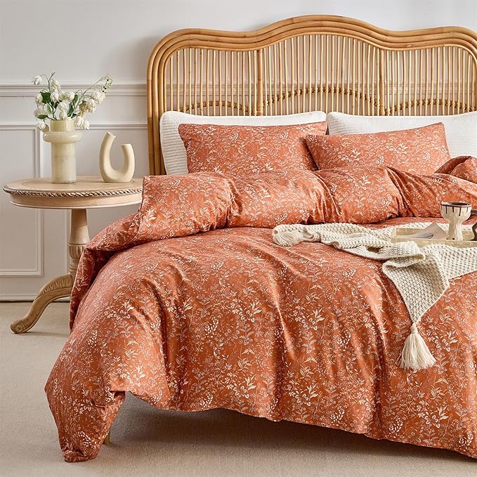 100% Cotton Duvet Cover Set - King - 3 Piece