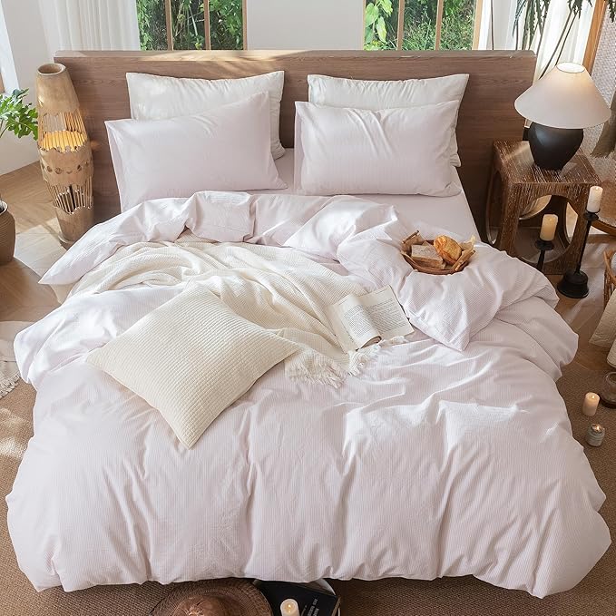 Linen Duvet Cover Set - Twin