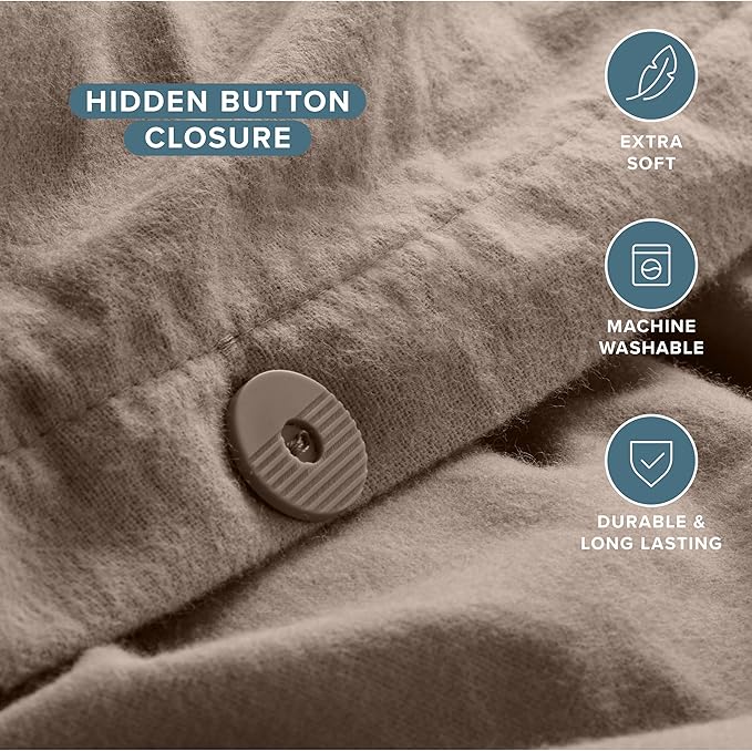 100% Cotton Duvet Cover Set - Full