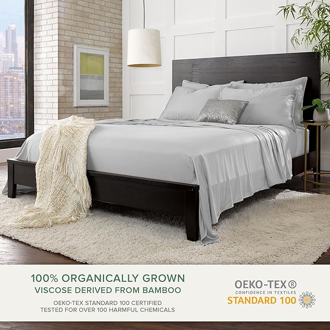 Bamboo Cooling Bed Sheet Set - Twin - 3 Piece