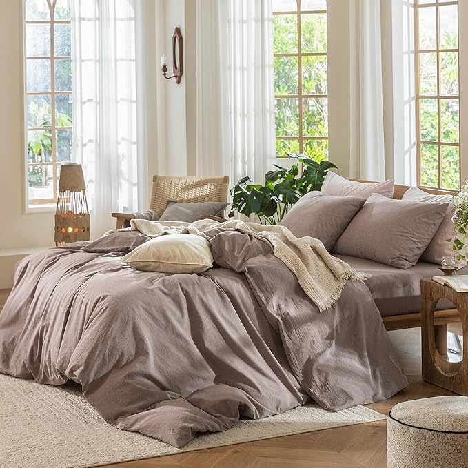 Linen Duvet Cover Set - King