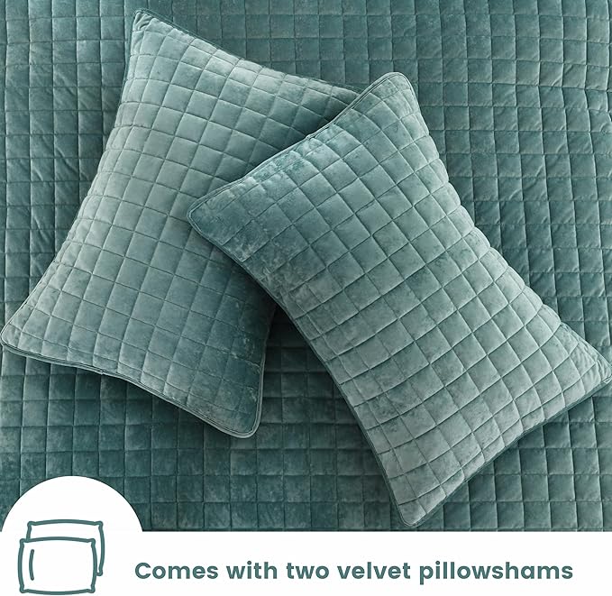 Velvet Quilt Set - Queen