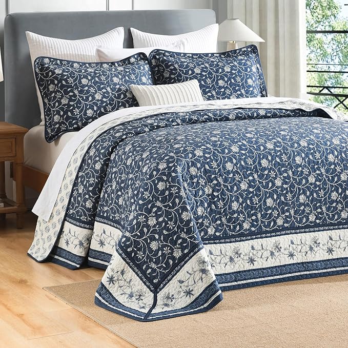100% Cotton Bedding Set - Queen - 3 Piece