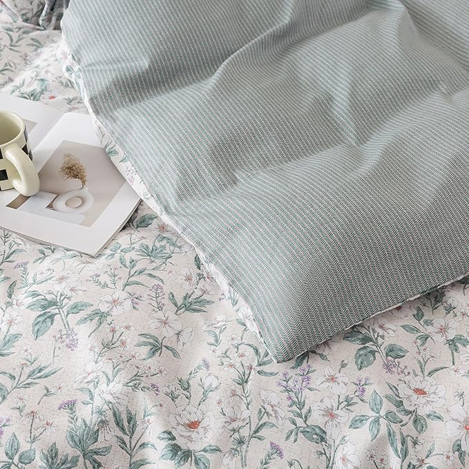 100% Cotton Duvet Cover Set - Queen - 3 Piece