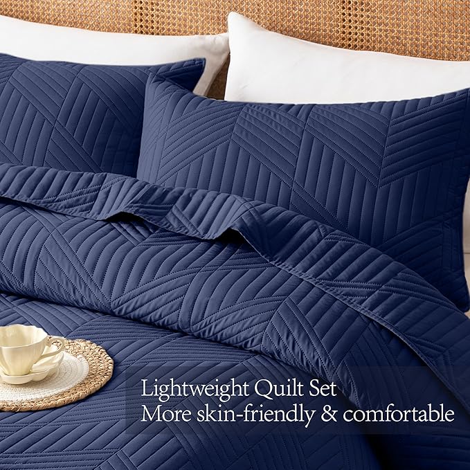 Microfiber Quilt Set - King