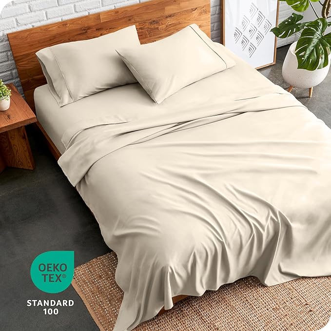 Microfiber Bed Sheet Set - Queen - 4 Piece