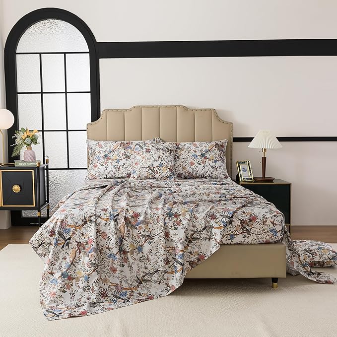 Bed Sheet Set - Full - 17.7 in Deep Pocket - 4 Piece