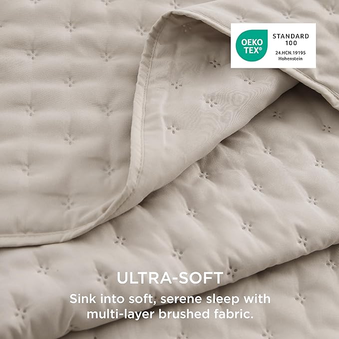 Linen Quilt - California King - 111 x 106 in