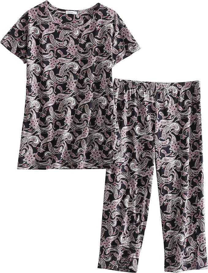 Women's Capri Pajama Set - 2 Piece