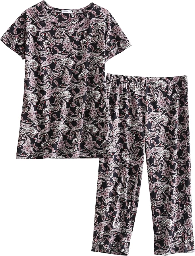 Women's Capri Pajama Set - 2 Piece