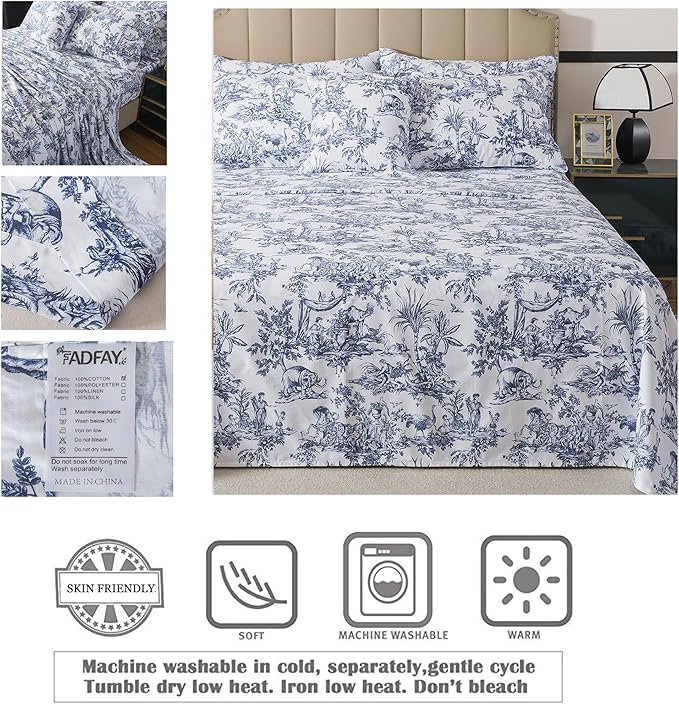 Bed Sheet Set - Twin - 4 Piece