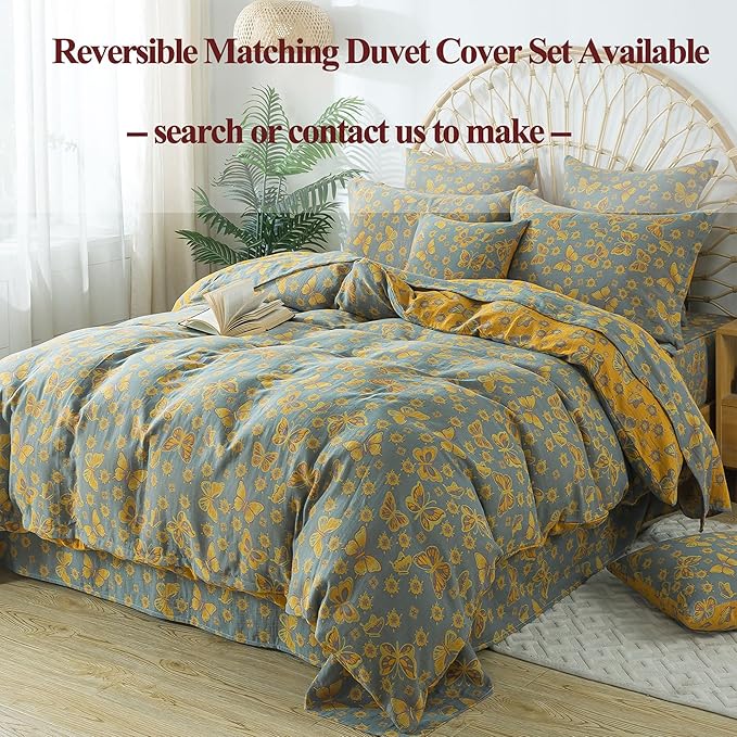 100% Cotton Bed Sheet Set - Queen - 4 Piece