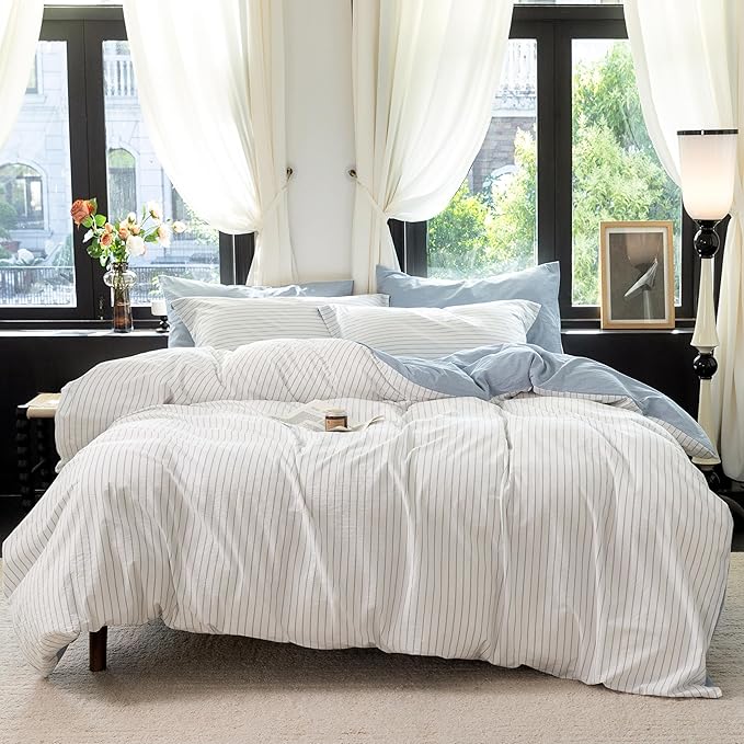 Linen Duvet Cover Set - Full