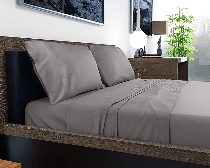 Bamboo Cooling Bed Sheet Set - Full - 4 Piece