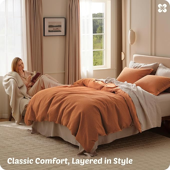 100% Cotton Duvet Cover Set - King - 3 Piece