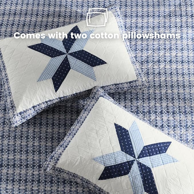 100% Cotton Quilt Set - Queen