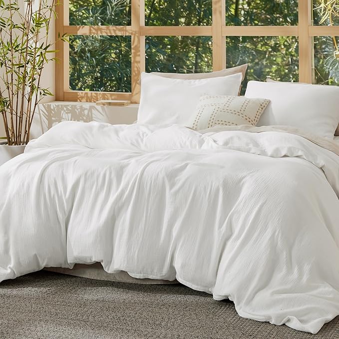Bamboo Cooling Duvet Cover Set - Queen - 3 Piece