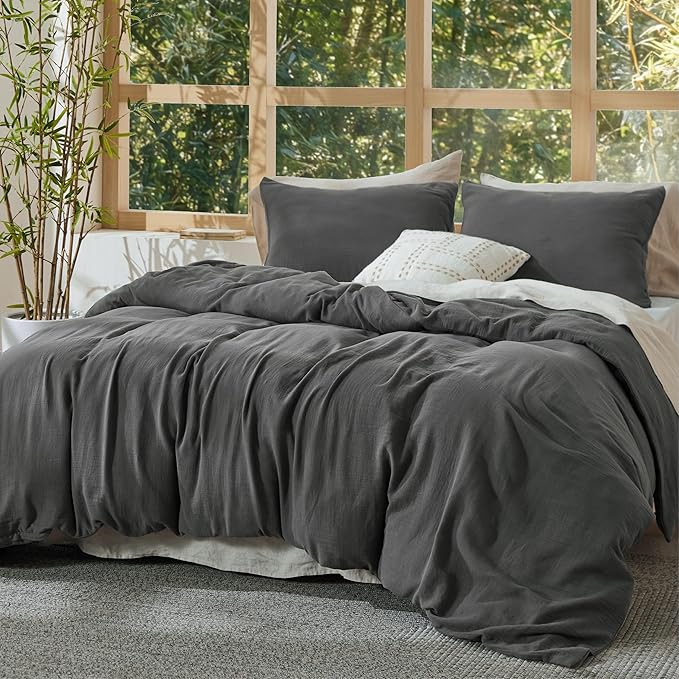 Bamboo Cooling Duvet Cover Set - Queen - 3 Piece