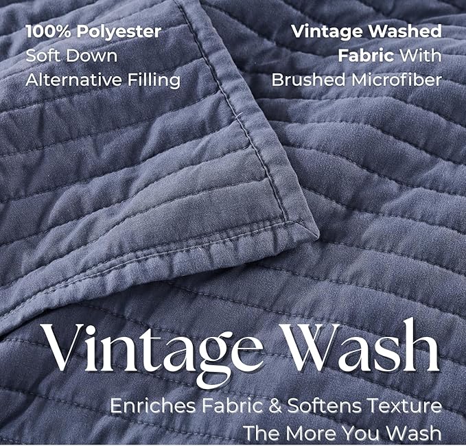 Microfiber Quilt Set - King