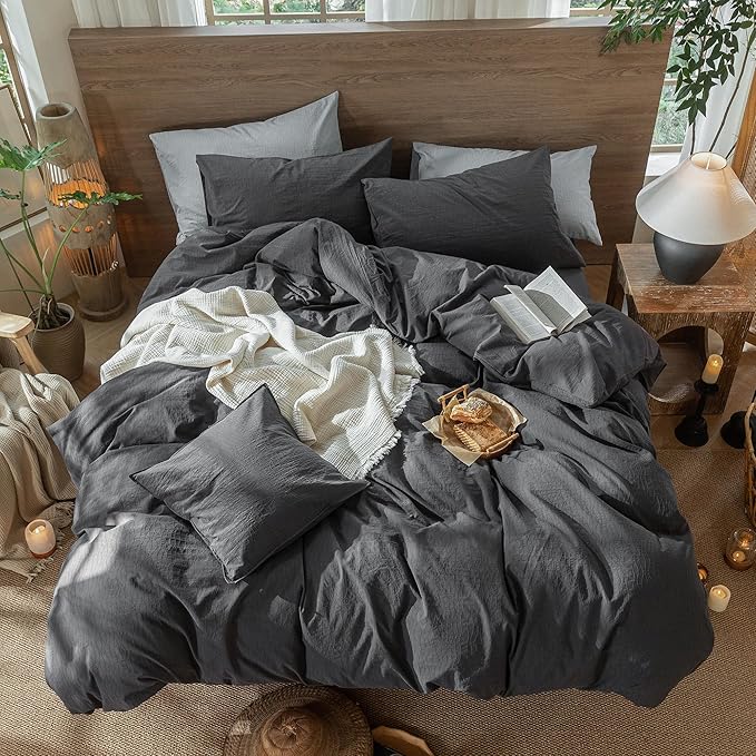 Linen Duvet Cover Set - King