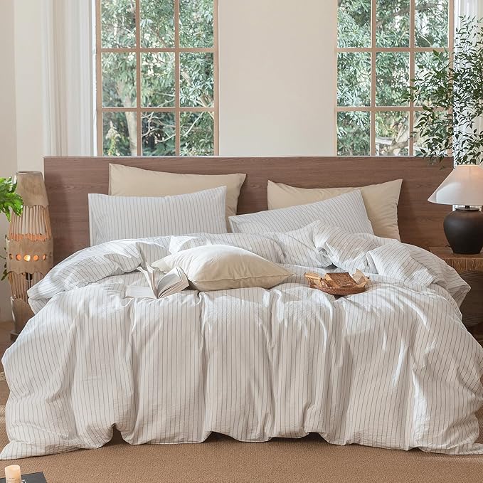 Linen Duvet Cover Set - Queen