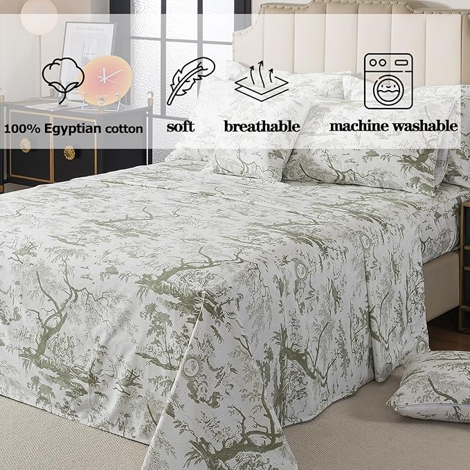Bed Sheet Set - Queen - 4 Piece