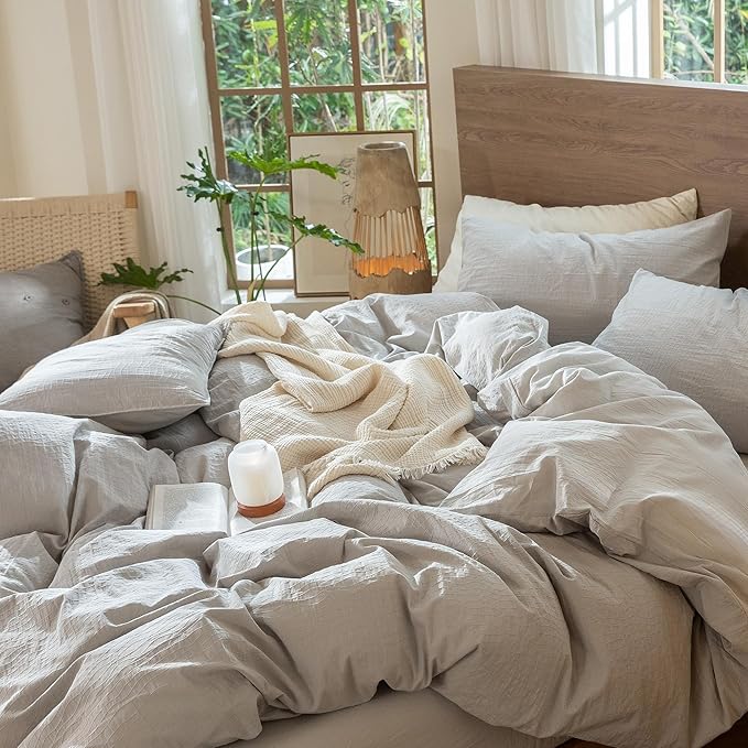 Linen Duvet Cover Set - Full