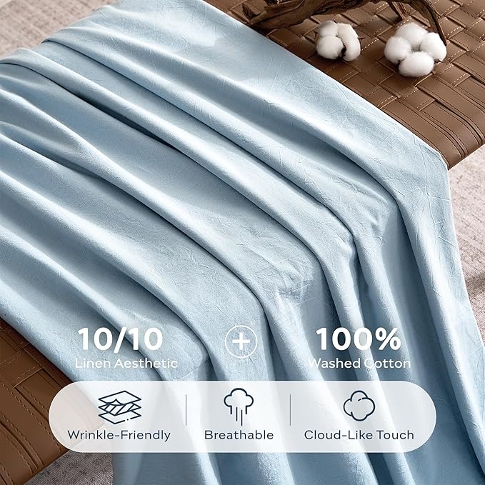 Linen Pillowcase Set - King - 20 x 36 in - 2 Piece