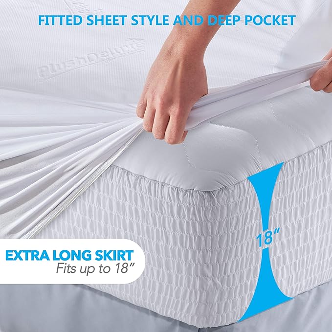 Waterproof Mattress Protector - King - 72 x 84 in