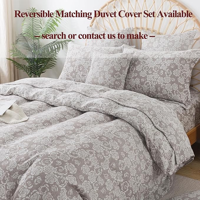 100% Cotton Bed Sheet Set - King - 4 Piece