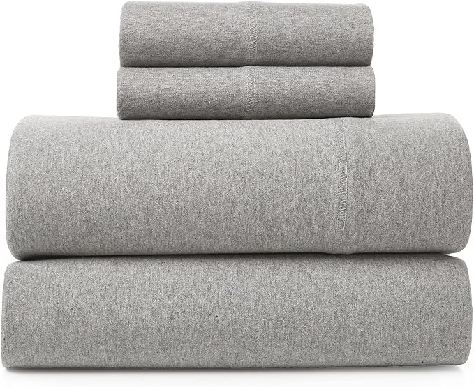 Jersey Bed Sheet Set - King - 4 Piece
