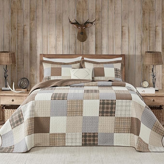100% Cotton Bedding Set - Queen - 3 Piece