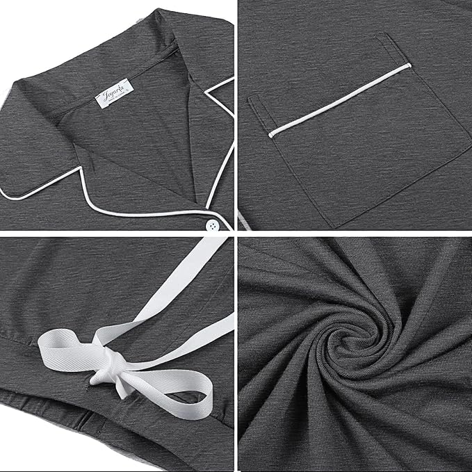 Women's Bamboo Cooling Pajama Set - Long Sleeve