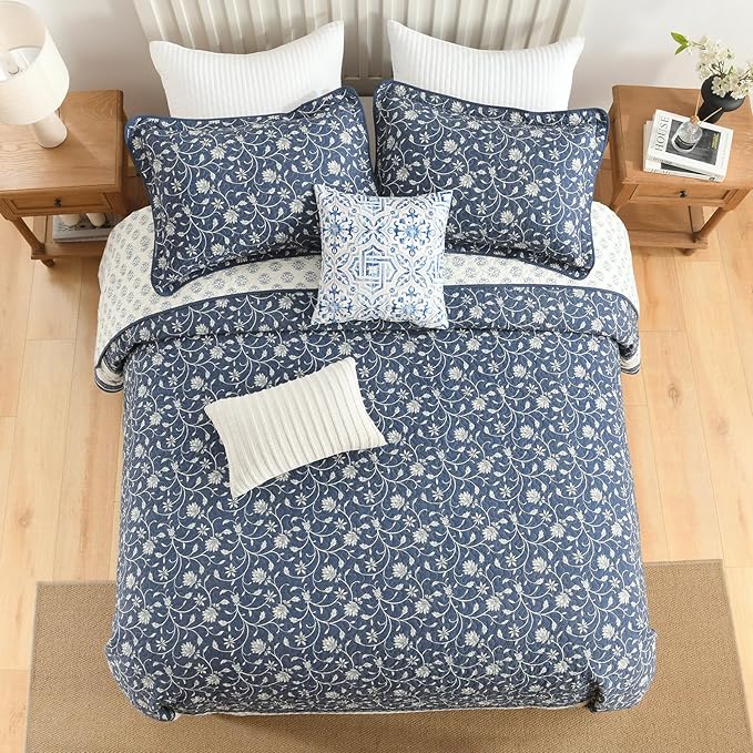 100% Cotton Bedding Set - King - 3 Piece