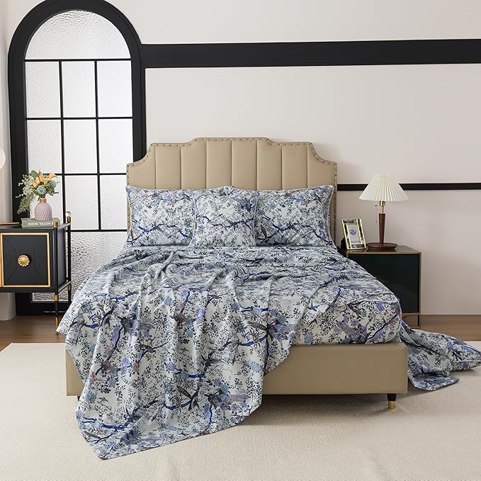 Bed Sheet Set - Queen - 17.7 in Deep Pocket - 4 Piece