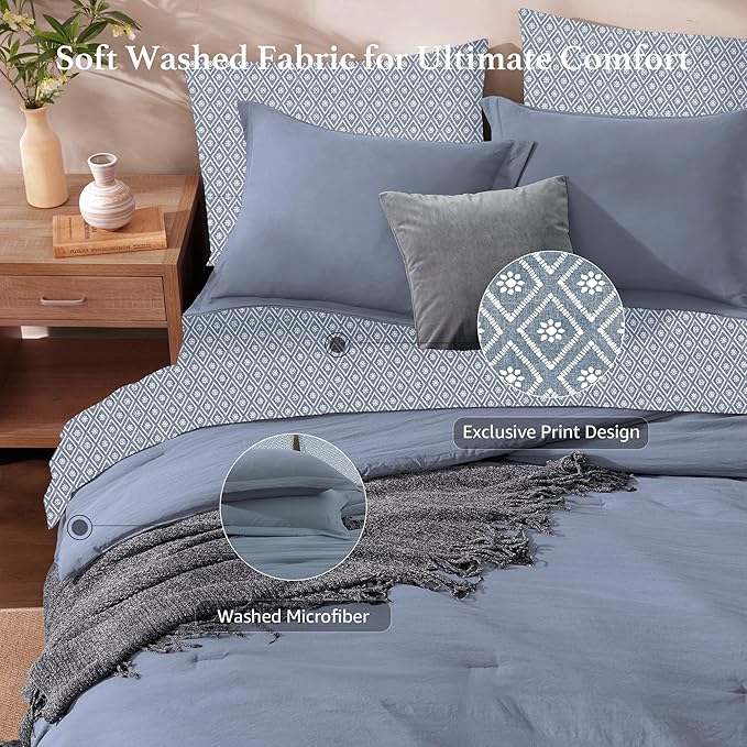 Comforter Set - King - 7 Piece